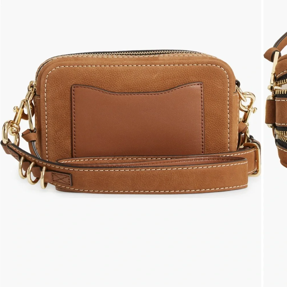 Marc Jacobs Softshot 21 Brown Crossbody Bag with Adjustable Strap - Picture 3 of 16